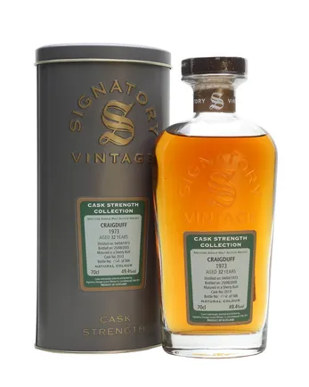 Craigduff 1973 32 年 Sherry Butt Signatory Cask Strength Collection