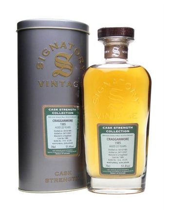 Cragganmore 1985 22 年 Signatory Cask Strength Collection