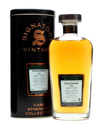 Cragganmore 1985 27 年 Cask #1240 Signatory Cask Strength Collection