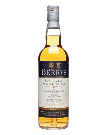 Caol Ila 1982 28 年 Cask #6514 Berry Bros & Rudd