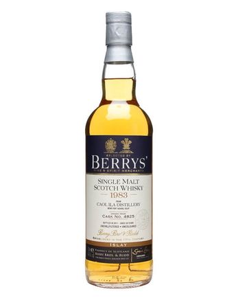 Caol Ila 1983 28 年 Cask #4825 Berry Bros & Rudd