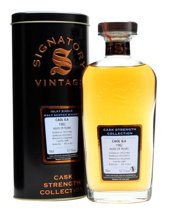 Caol Ila 1982 29 年 Cask #6485 Signatory Cask Strength Collection