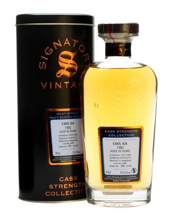 Caol Ila 1982 30 年 Cask #6487 Signatory Cask Strength Collection