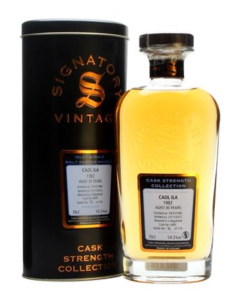 Caol Ila 1982 30 年 Cask #6493 Signatory Cask Strength Collection