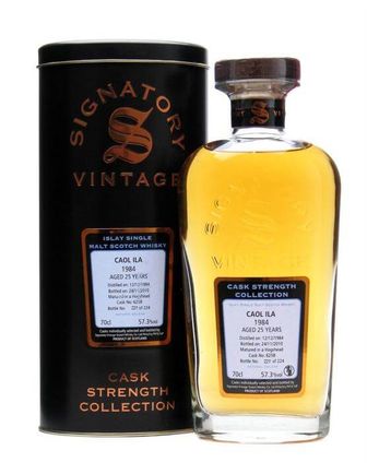Caol Ila 1984 25 年 Cask #6258 Signatory Cask Strength Collection