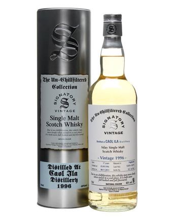 Caol Ila 1996 17 年 Cask #12559+70 Signatory Un-Chillfiltered Collection