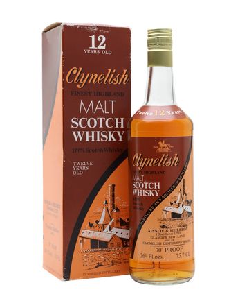 Clynelish 12 年 Brown Orange Label 1970's