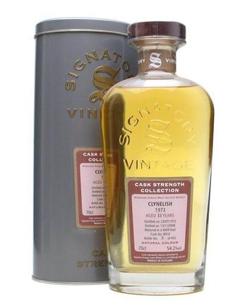 Clynelish 1973 33 年 Signatory Cask Strength Collection