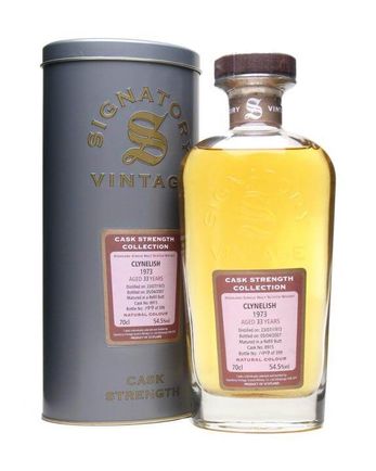 Clynelish 1973 33 年 Signatory Cask Strength Collection Bottled 2007