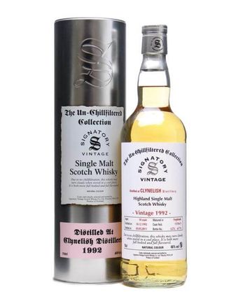 Clynelish 1992 18 年 Un Chillfiltered Signatory