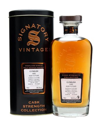 Clynelish 1995 16 年 Sherry Butt #12797 Signatory Cask Strength Collection