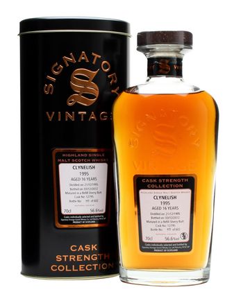 Clynelish 1995 16 年 Refill Sherry Butt #12795 Signatory Cask Strength Collection