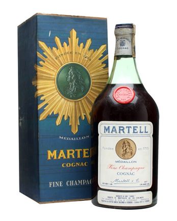 Martell Medaillon Cognac Bottled 1970s Large bottle
