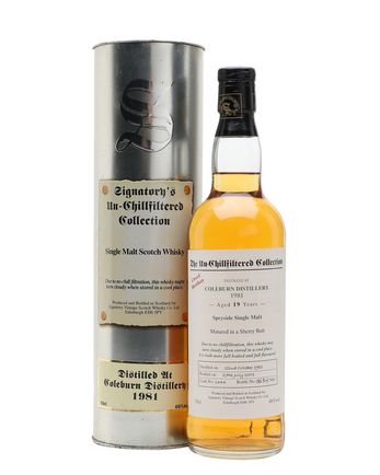 Coleburn 1981 19 年 Signatory