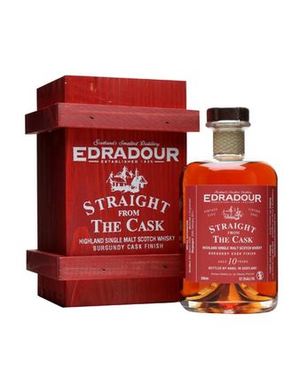 Edradour 2002 10 年 Burgundy Finish Straight From The Cask