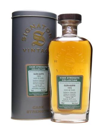 Glen Albyn 1974 32 年 Signatory Cask Strength Collection