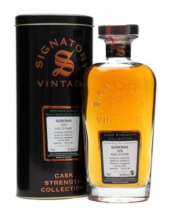 Glencraig 1976 33 年 Cask #6782 Signatory Cask Strength Collection