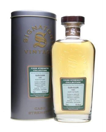 Glen Elgin 1991 16 年 Signatory Cask Strength Collection