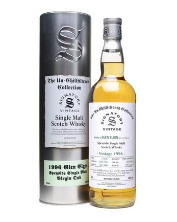 Glen Elgin 1996 12 年 Virgin Oak Signatory Un-Chillfiltered Collection