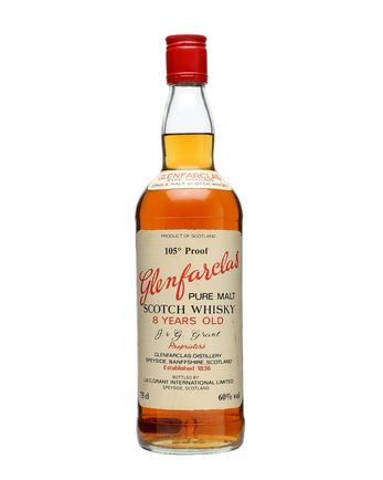 Glenfarclas 8 年 105' White Label Bottled 1980s