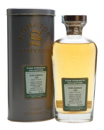 Glen Garioch 1990 17 年 Signatory Cask Strength Collection