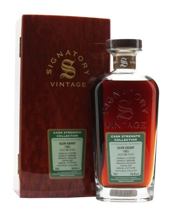 Glen Grant 1965 40 年 Sherry Butt Signatory