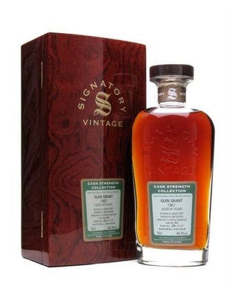 Glen Grant 1967 41 年 Sherry Cask Signatory Cask Strength Collection