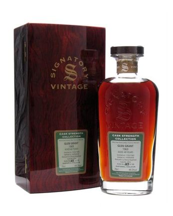 Glen Grant 1969 40 年 Sherry Cask #2016 Signatory Cask Strength Collection
