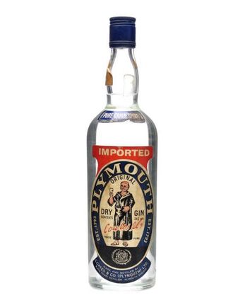 Plymouth Gin Imported Bottled 1960s