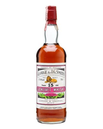 Glenlivet 15 年 Sherry Cask Bottled 1970s Gordon & Macphail