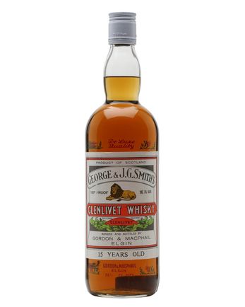 Glenlivet 15 年 Smith's Bottled 1970s Stencil Bottle Gordon & Macphail