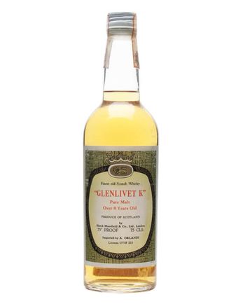 Glenlivet K Pure Malt 8 年 Hatch Mansfield Independent Bottling