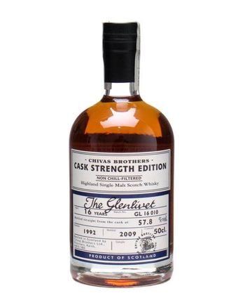 Glenlivet 1992 16 年 Cask Strength Edition 57.8
