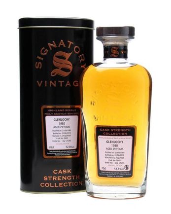 Glenlochy 1980 29 年 Cask #2649 Signatory Cask Strength Collection