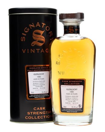 Glenlochy 1980 30 年 Cask #2824 Signatory Cask Strength Collection