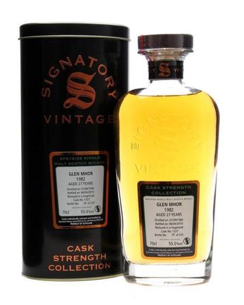 Glen Mhor 1982 27 年 Cask #1327 Signatory Cask Strength Collection