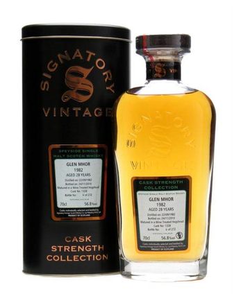 Glen Mhor 1982 28 年 Cask# 1328 Signatory Cask Strength Collection