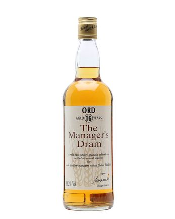 Ord 16 年 Manager's Dram