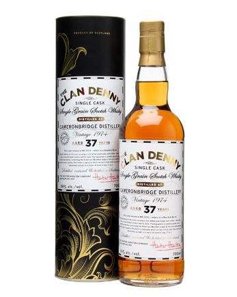 Cameronbridge 1974 37 年 Bourbon Cask HH7251 Clan Denny