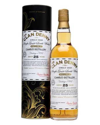 Cambus 1987 25 年 Hogshead #9320 Clan Denny