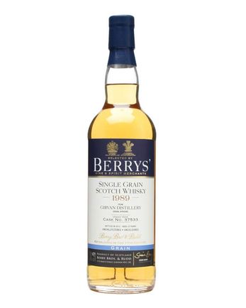 Girvan 1989 22 年 Cask #37533 Berry Bros & Rudd