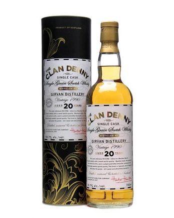 Girvan 1990 20 年 Clan Denny Single Grain Douglas Laing