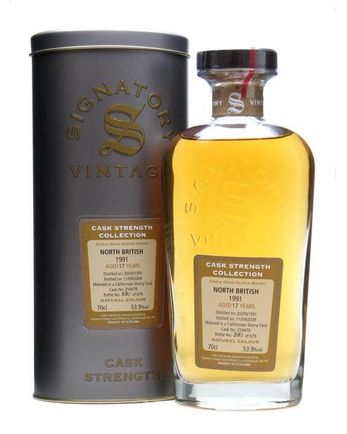North British 1991 17 年 Californian Sherry Cask Signatory
