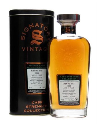 Glenrothes 1989 21 年 Cask #24380 Signatory