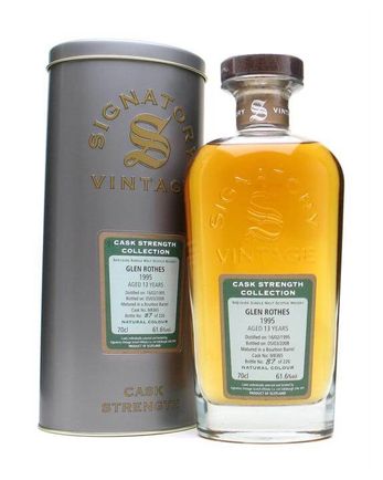 Glenrothes 1995 13 年 Signatory Cask Strength Collection