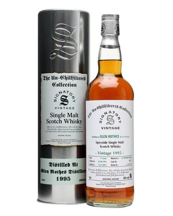 Glenrothes 1995 17 年 Sherry Butt #6975 Signatory Un-chillfiltered Collection
