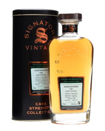 Glentauchers 1981 30 年 Cask #1049 Signatory Cask Strength Collection