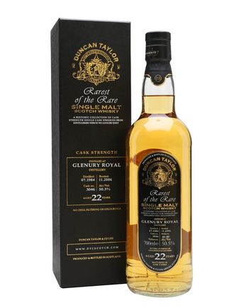 Glenury Royal 1984 22 年 Duncan Taylor Rarest of the Rare