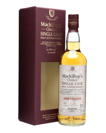 Highland Park 1991 10 年 Cask #8091 Mackillop's Choice