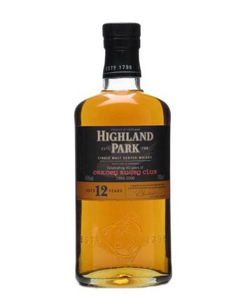 Highland Park 12 年 Orkney Rugby Club